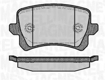 Комплект тормозных колодок (MAGNETI MARELLI: 363916060658)