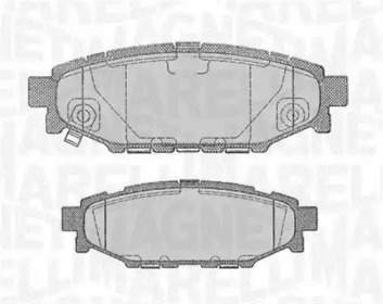 Комплект тормозных колодок (MAGNETI MARELLI: 363916060700)