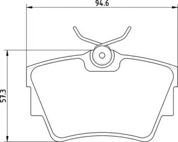 Комплект тормозных колодок (MAGNETI MARELLI: 363700201390)