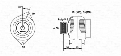 Генератор (MAGNETI MARELLI: 063377003010)