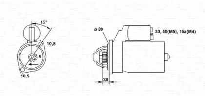 Стартер (MAGNETI MARELLI: 943241088010)