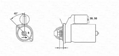 Стартер (MAGNETI MARELLI: 943241143010)