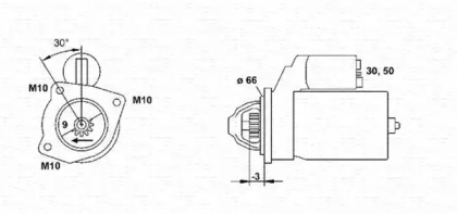 Стартер (MAGNETI MARELLI: 943251405010)