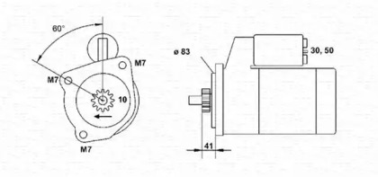 Стартер (MAGNETI MARELLI: 943251421010)