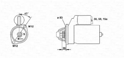 Стартер (MAGNETI MARELLI: 943251426010)