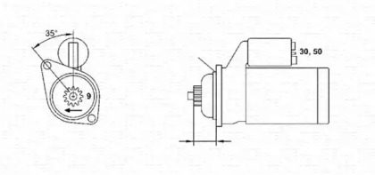 Стартер (MAGNETI MARELLI: 943253219010)