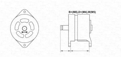 Генератор (MAGNETI MARELLI: 943303100010)