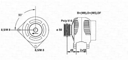 Генератор (MAGNETI MARELLI: 943346002010)