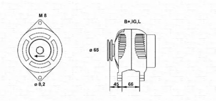 Генератор (MAGNETI MARELLI: 943346024010)