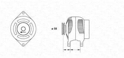 Генератор (MAGNETI MARELLI: 943346053010)