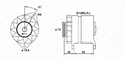 Генератор (MAGNETI MARELLI: 943346056010)