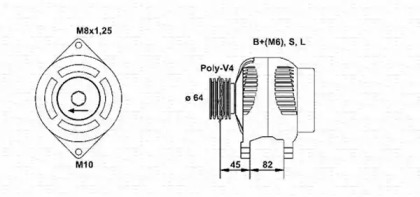 Генератор (MAGNETI MARELLI: 943346126010)