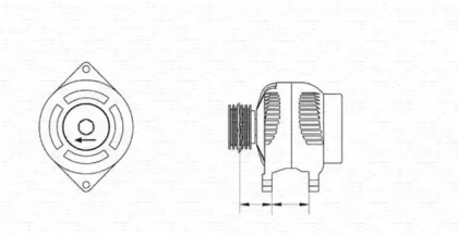 Генератор (MAGNETI MARELLI: 943354026010)