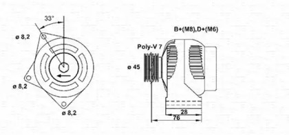 Генератор (MAGNETI MARELLI: 943355010010)