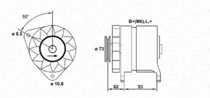 Генератор (MAGNETI MARELLI: 943356142010)