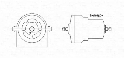 Генератор (MAGNETI MARELLI: 943356498010)