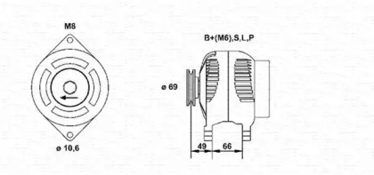 Генератор (MAGNETI MARELLI: 943356579010)