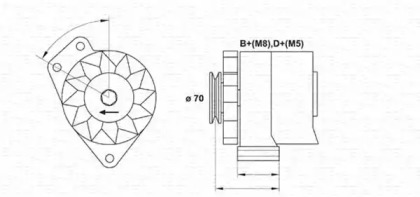 Генератор (MAGNETI MARELLI: 943356606010)