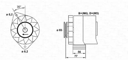 Генератор (MAGNETI MARELLI: 943356728010)