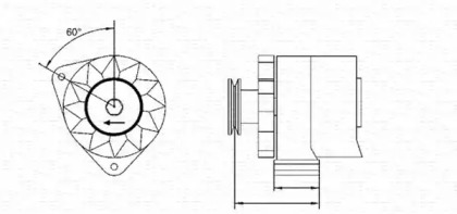 Генератор (MAGNETI MARELLI: 943356740010)