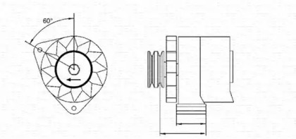 Генератор (MAGNETI MARELLI: 943356827010)