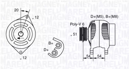 Генератор (MAGNETI MARELLI: 063321839010)