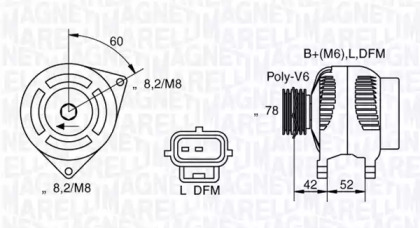 Генератор (MAGNETI MARELLI: 063341711010)