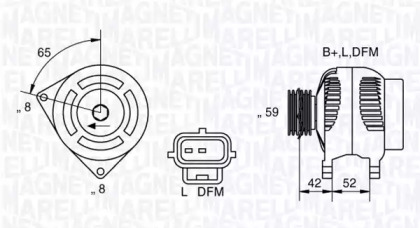 Генератор (MAGNETI MARELLI: 063341758010)