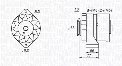 Генератор (MAGNETI MARELLI: 063534881590)