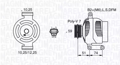 Генератор (MAGNETI MARELLI: 063533251000)