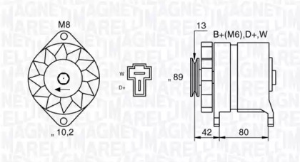 Генератор (MAGNETI MARELLI: 063531446220)