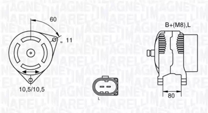 Генератор (MAGNETI MARELLI: 063533251220)