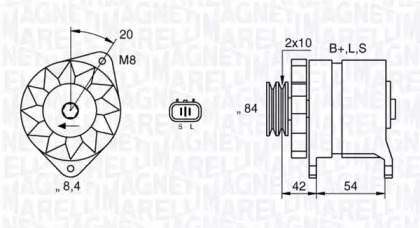 Генератор (MAGNETI MARELLI: 063532604010)