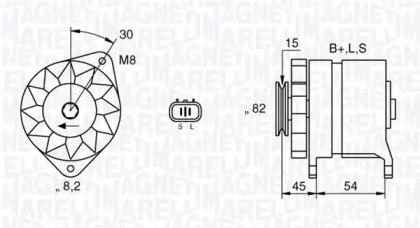 Генератор (MAGNETI MARELLI: 063532605010)