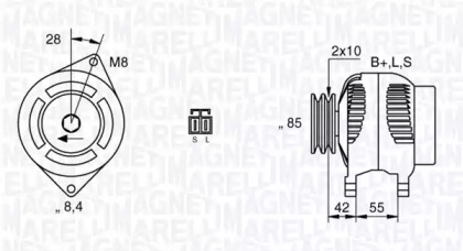 Генератор (MAGNETI MARELLI: 063532608010)