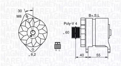 Генератор (MAGNETI MARELLI: 063532611010)