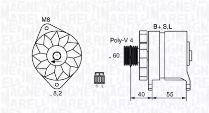 Генератор (MAGNETI MARELLI: 063532614010)