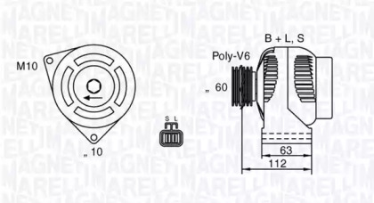 Генератор (MAGNETI MARELLI: 063532622010)