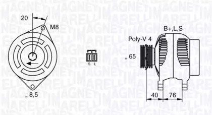 Генератор (MAGNETI MARELLI: 063532623010)