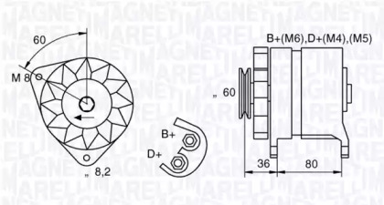 Генератор (MAGNETI MARELLI: 054022604010)