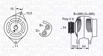 Генератор (MAGNETI MARELLI: 063377016010)