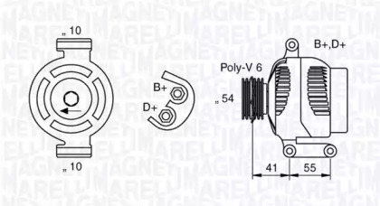 Генератор (MAGNETI MARELLI: 063377022010)