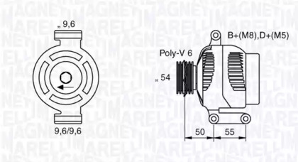 Генератор (MAGNETI MARELLI: 063377024010)