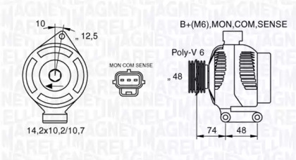 Генератор (MAGNETI MARELLI: 063377410010)