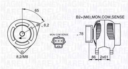 Генератор (MAGNETI MARELLI: 063377412010)