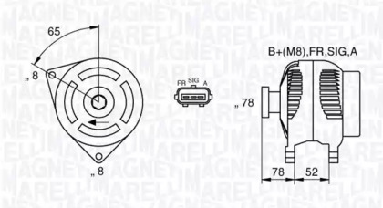 Генератор (MAGNETI MARELLI: 063377421010)