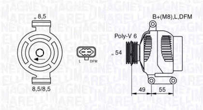 Генератор (MAGNETI MARELLI: 063377423010)