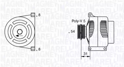 Генератор (MAGNETI MARELLI: 063377426010)