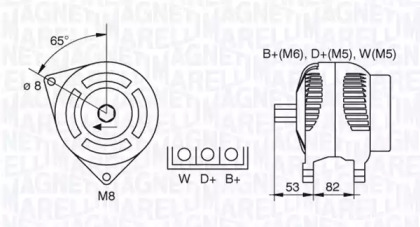 Генератор (MAGNETI MARELLI: 063377463010)