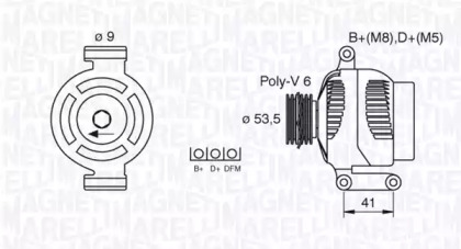 Генератор (MAGNETI MARELLI: 063377495010)